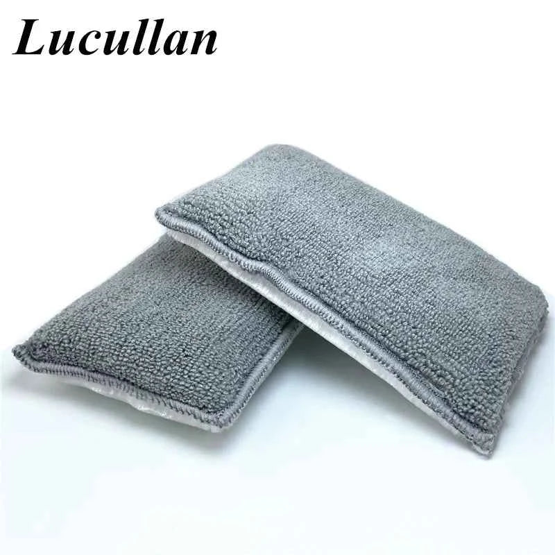 Éponge Microfibre Applicateur Cuir 5”x3” – Idéal pour Plastique et Sellerie