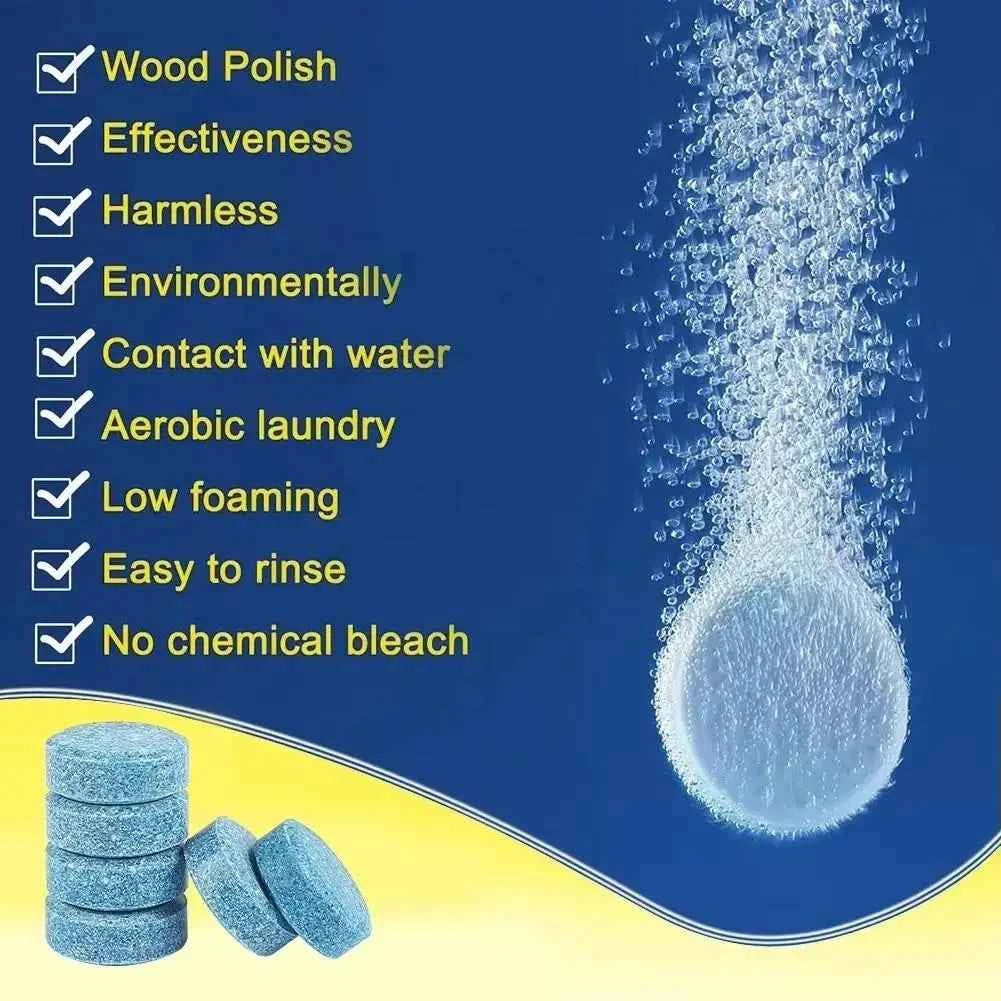 Tablettes Lave-Glace Concentrées Toutes Saisons – Pare-Brise & Vitres Auto
