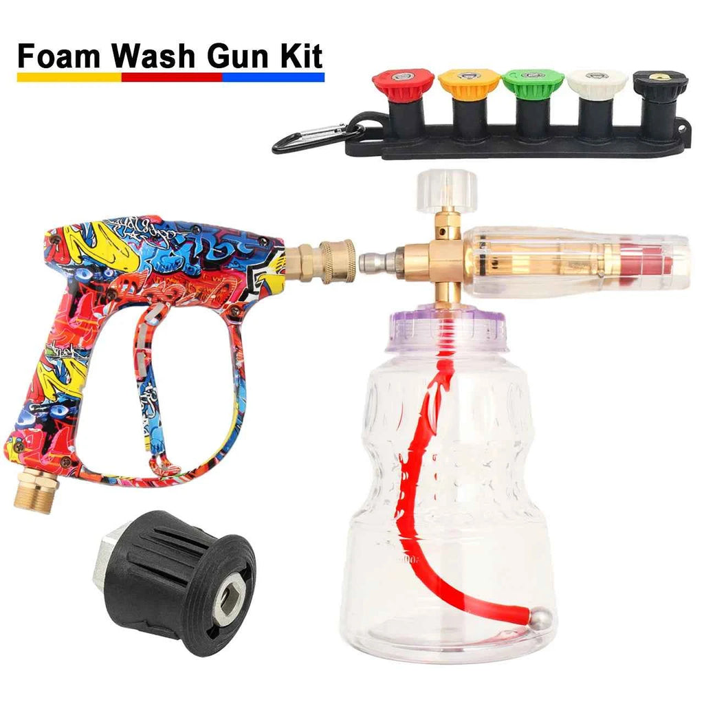 Bear Force M22 - Pistolet Nettoyage Haute Pression Professionnel pour Nettoyeur HP
