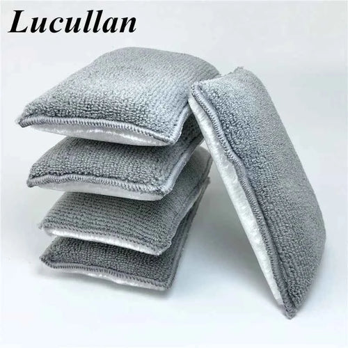 Éponge Microfibre Applicateur Cuir 5”x3” – Idéal pour Plastique et Sellerie
