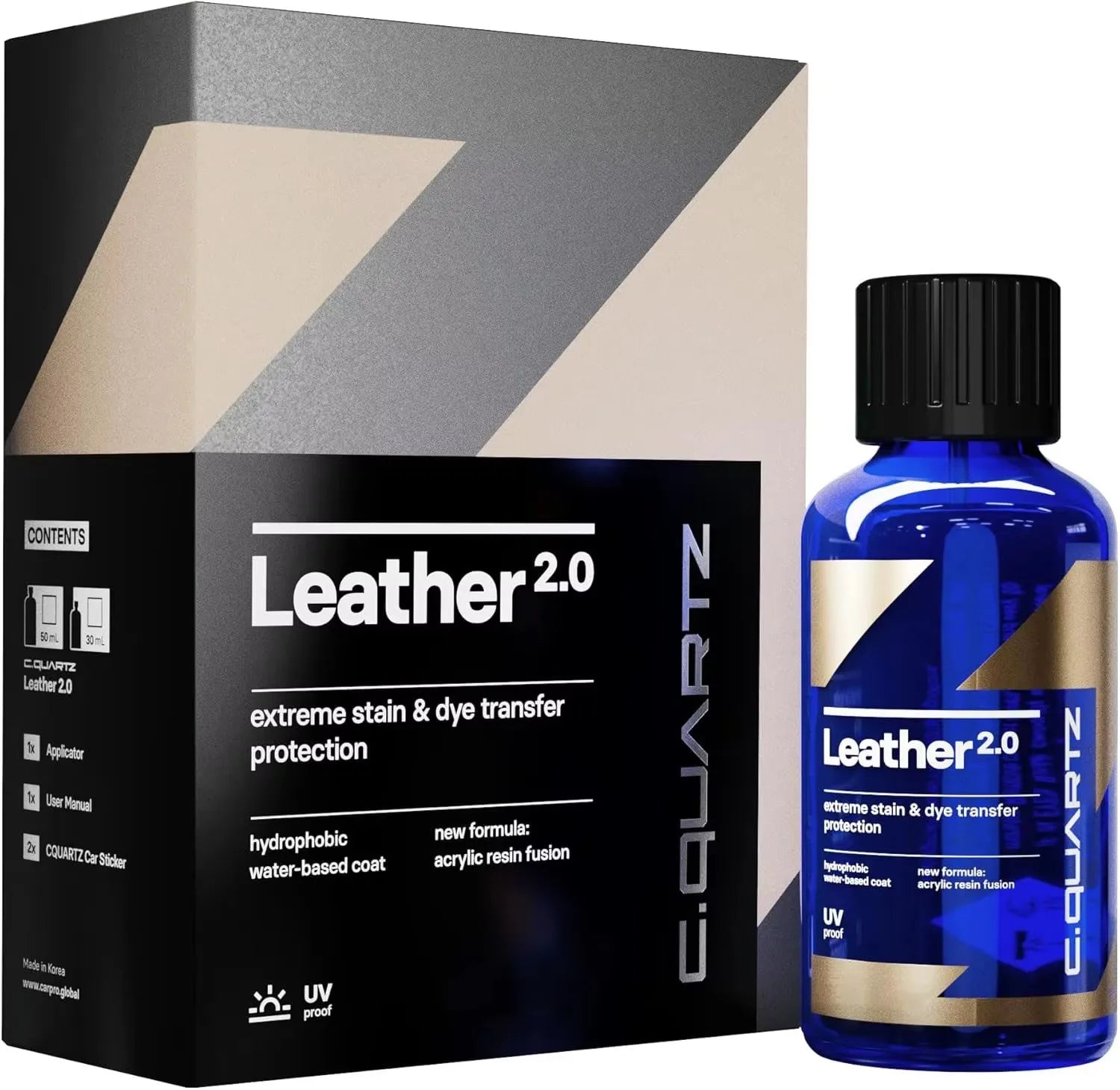CarPro Leather 2.0 – Nettoyant & Conditionneur Cuir Auto Haute Performance