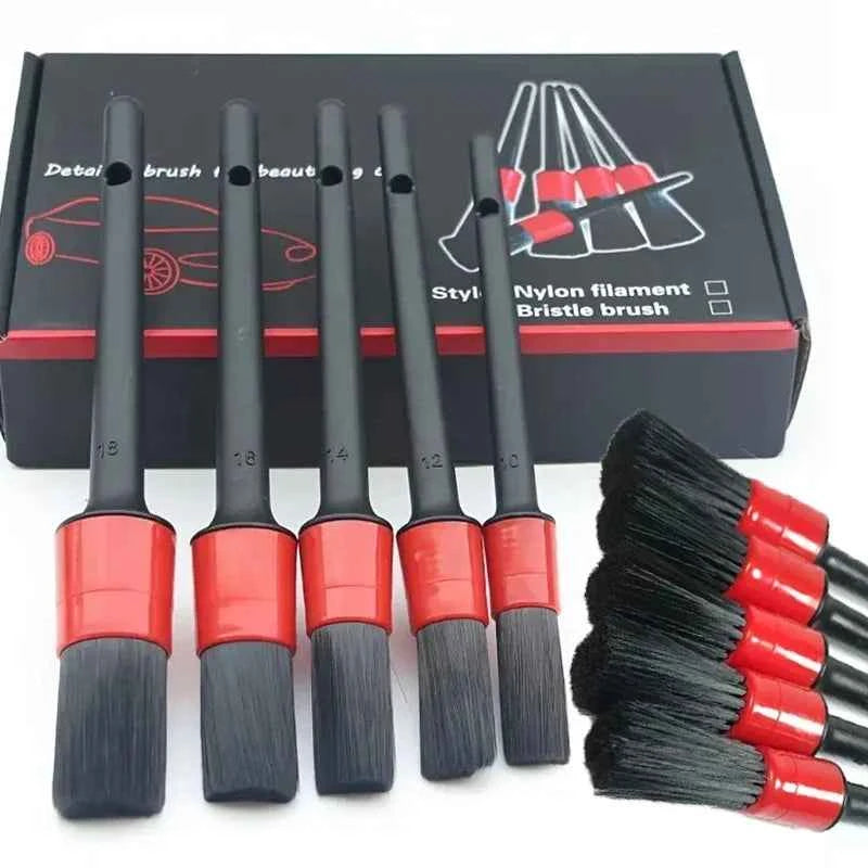 Kit Pinceaux Detailing Voiture – Nettoyage Précis Intérieur & Jantes