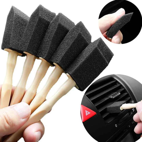 Brosse De Nettoyage 2 Pièces Stores Et Ventilation Voiture - Manchon Microfibre Pour Volets Et Clim