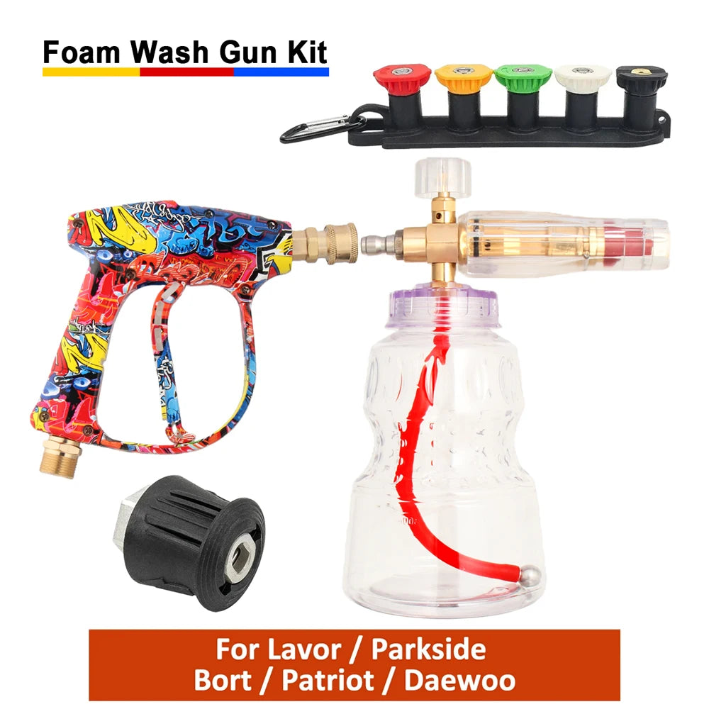 Bear Force M22 – Pistolet Haute Pression Professionnel pour Nettoyeur HP